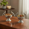 German Silver—Set of 2 Parrot Design Bowls