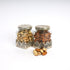 German Silver—Set of 4 Glass Jars