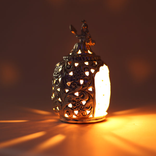 German Silver T-Light Holder