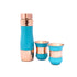 Gifting Set of Copper Bottle with Glass