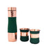 Gifting Set of Copper Bottle with Glass