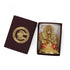 Gold-Coated Ganesha Figurine with Red Dhoti