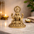 Gold-Polished Lakshmi Idol - Spiritual Decor Item