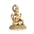 Gold-polished Lakshmi Idol