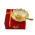 Gold and Silver Plated Decorative Bowl with Spoon