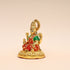 Gold plated Goddess Laxmi Idol