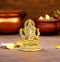 Gold plated Lord Ganesh Idol (Yellow Dhoti)