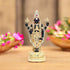 Gold plated Lord Tirupati Balaji Idol (Pink stone)
