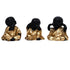 Golden 3 wise Buddha figurines