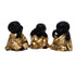 Golden 3 wise Buddha figurines