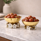 Golden Blossom Dry Fruit Bowl (Set of 2 )