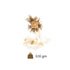 Golden Floral Decorative Ribbon for Gift Wrapping