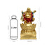 Golden Laughing Money Buddha