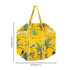 Golden Safari Quilted Duffle Bag - Hand Block Print