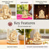 Graceful Cultured Marble Ganesha Statue