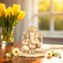 Graceful Cultured Marble Ganesha Statue