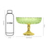 Green Decorative Glass Fruit Bowl – Elegant Centerpiece for Dining and Home Decor