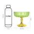 Green Decorative Glass Fruit Bowl – Elegant Centerpiece for Dining and Home Decor