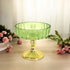 Green Decorative Glass Fruit Bowl – Elegant Centerpiece for Dining