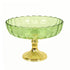 Green Decorative Glass Fruit Bowl – Elegant Centerpiece for Dining and Home Decor