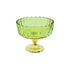 Green Decorative Glass Fruit Bowl – Elegant Centerpiece for Dining and Home Decor