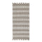 Grey and Beige Handwoven Jawaja Durrie—Stripe Pattern