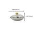 Almond Shaped Decorative Bowl - Silver