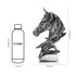 Aluminium Horse Head Statue for Home Decor