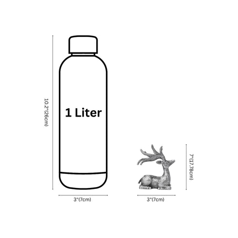 Aluminium Deer Figurine for Home Decor