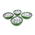 Green Blue Pottery Diyas - Set of 4