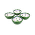 Green Blue Pottery Diyas - Set of 4