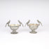 German Silver—Set of 2 Parrot Design Bowls
