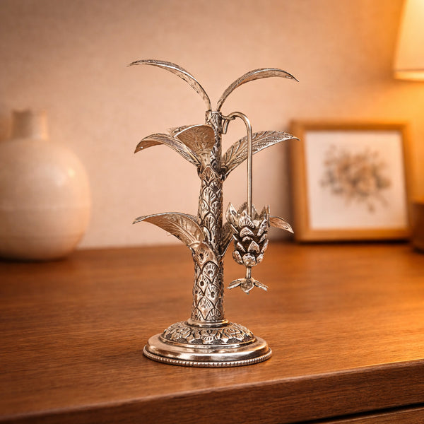 Handcrafted German Silver Banana Tree (7.5 inch) – Spiritual Decor