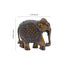 Wooden Elephant Statue - Dark Brown