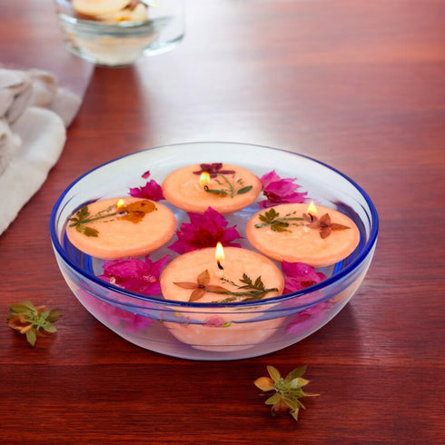 Set of 4 Floating Scented Candles