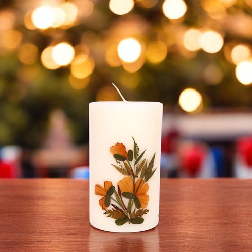 Eco-Friendly Soy Wax Scented Pillar Candle