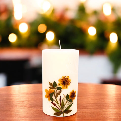 Eco-Friendly Soy Wax Scented Pillar Candle