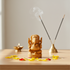 Hand-Carved Wooden Ganesh Idol - Eco-Friendly Décor Item