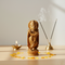 Hand-Carved Wooden Lord Krishna Idol – Spiritual Décor Item