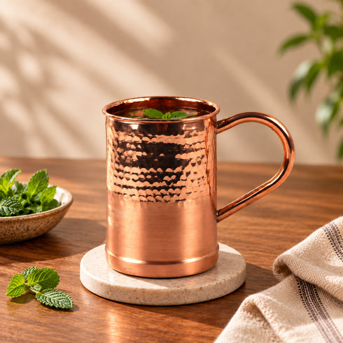 Hand Hammered Copper Mug
