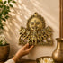 Handcrafted Brass Surya with Seven Horse Wall Hanging