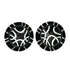Handcrafted Black & White Blue Pottery Bowl & Plate Set – Modern Jaipur Art