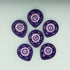 Handcrafted Blue Pottery Diyas Set - Blue - Leaf-Design