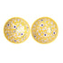Handcrafted Blue Pottery Round Bowls—Yellow