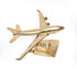 Handcrafted Brass Aeroplane Showpiece
