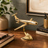 Handcrafted Brass Aeroplane Showpiece