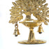 Handcrafted Brass Akhanda Diya Tree with Bells