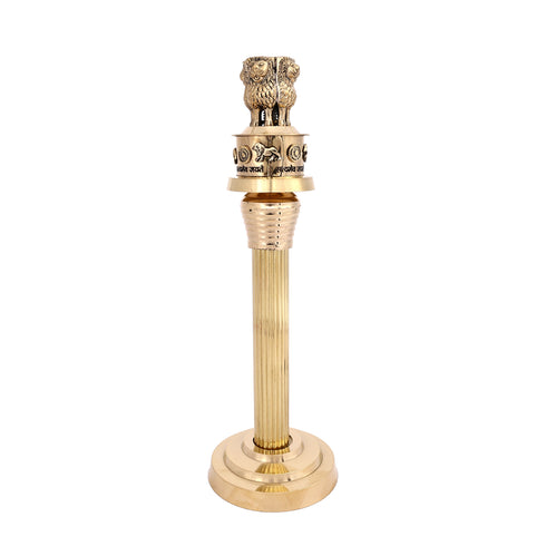 Handcrafted Brass Ashoka Pillar Replica – Symbol of Indian Heritage & National Pride