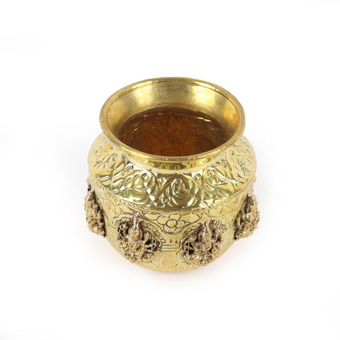 Handcrafted Brass Ashtalakshmi Kalash