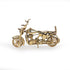 Handcrafted Brass Bullet Motorcycle Showpiece